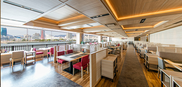 御食事処 ライブ割烹 万蓮昼間の風景