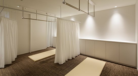 健康増進施術ルーム 美蓮のタイ式施術ルーム内部