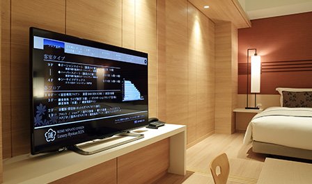 大型テレビで映画見放題